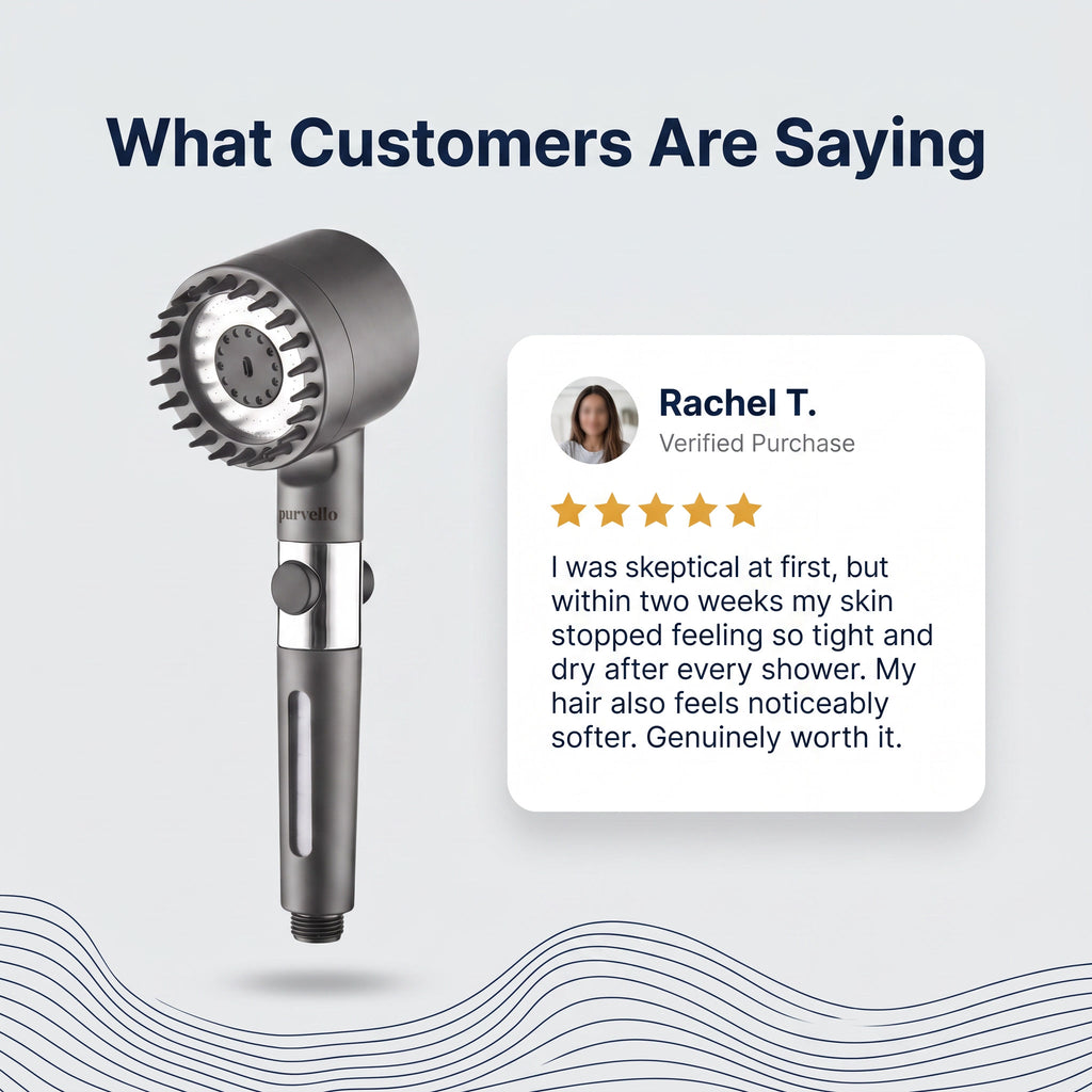 The Purvello Filtered Showerhead™