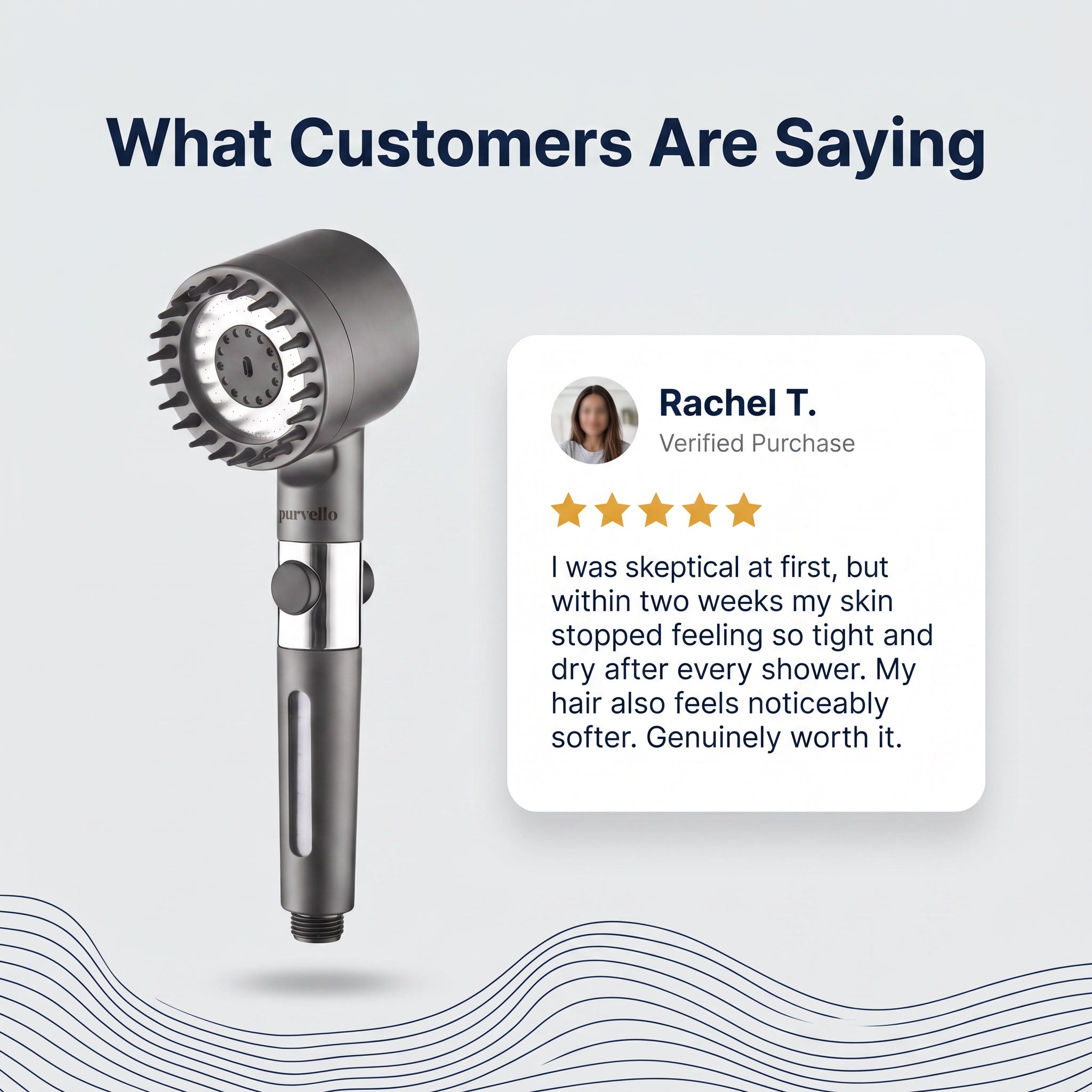 The Purvello Filtered Showerhead™